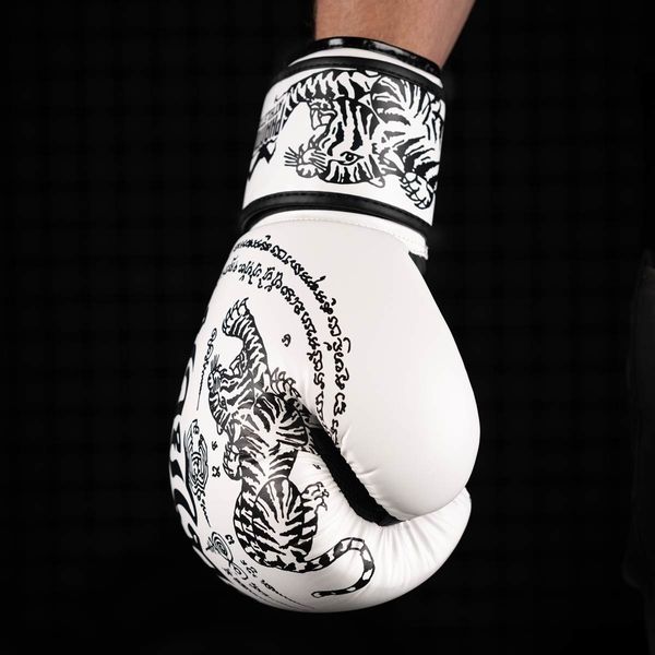 Боксерські рукавиці Phantom Muay Thai White 10 унцій (капа в подарунок) 2133442451 фото