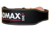 Пояс для важкої атлетики MadMax MFB-245 Full leather шкіряний Black L 1925919624 фото