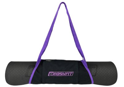 Сумка-переноска EasyFit для йога-килимка Фіолетова 1541 фото