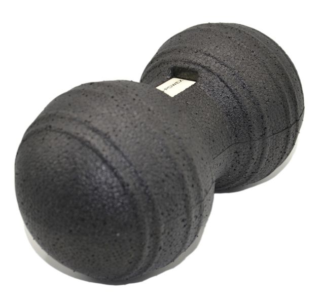 Масажний м'яч подвійний U-POWEX Epp foam peanut ball (d12*24cm.) Black 1969725208 фото