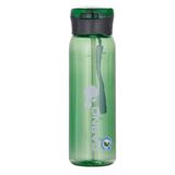 Пляшка для води CASNO 600 мл KXN-1211 Зелена з соломинкою 1233934361 фото