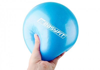 М'яч для пілатеса EasyFit 20 см синій 1546 фото