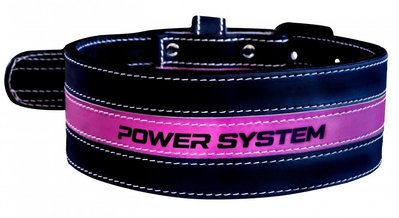 Пояс для важкої атлетики Power System PS-3870 Girl Power Black/Pink S 2166044534 фото
