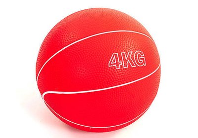 Медбол EasyFit RB 4 кг (медичний м'яч-слембол без відскоку) 1653 фото