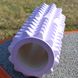 Масажний ролик (роллер) U-POWEX EVA foam roller (33x14см.) Type 2 Purple 1969725216 фото 8
