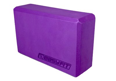 Блок для йоги EasyFit EVA Фіолетовий 1057 фото