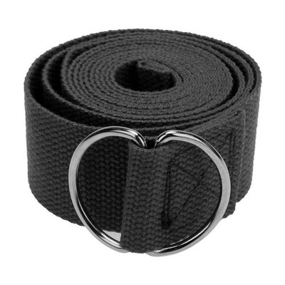 Ремінь для йоги EasyFit Чорний 1063 фото