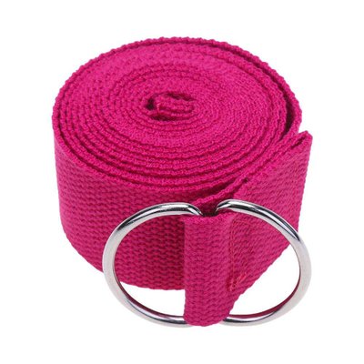 Ремінь для йоги EasyFit Рожевий 1283 фото