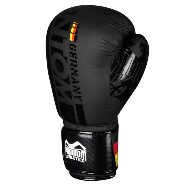 Боксерські рукавиці Phantom Germany Black 16 унцій (капа в подарунок) 1881264538 фото
