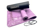Килимок для йоги та фітнеса EasyFit PER Premium Mat 8 мм + Чохол фіолетовий 1142 фото