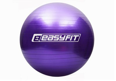 М'яч для фітнеса EasyFit 75 см фіолетовий 1459 фото