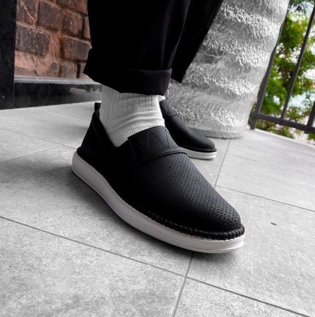 Мокасини Flex Step Black White