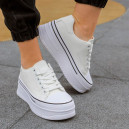 Кеди Simplemove Platform Leather White